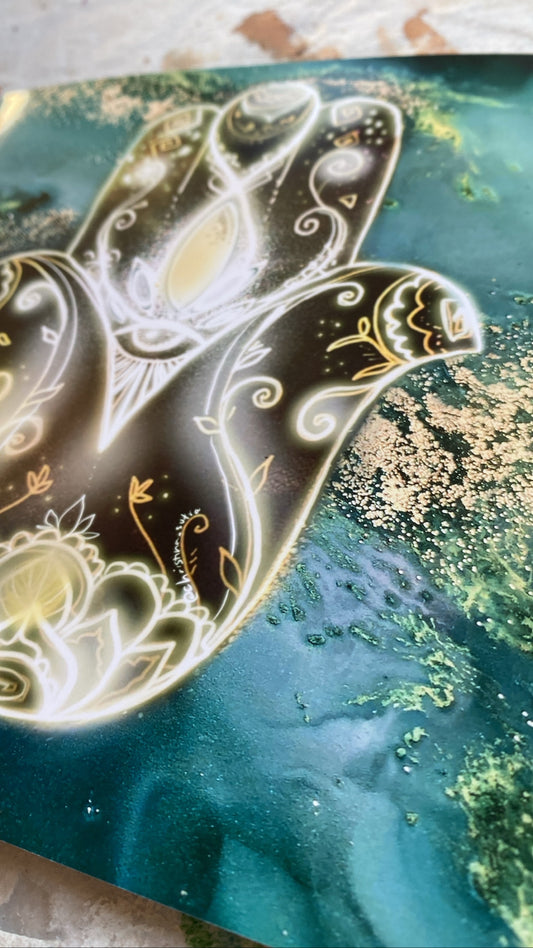 Blue Hamsa 🪬 print