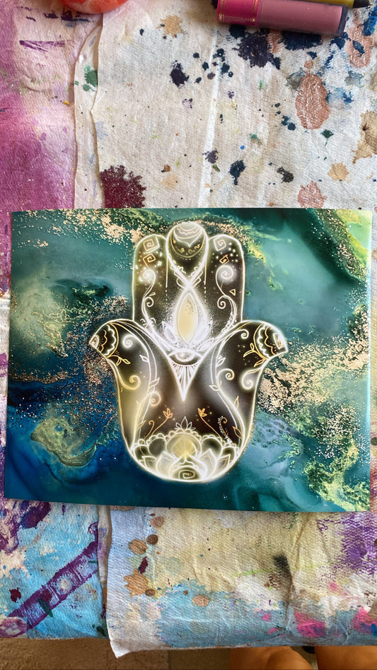 Blue Hamsa 🪬 print