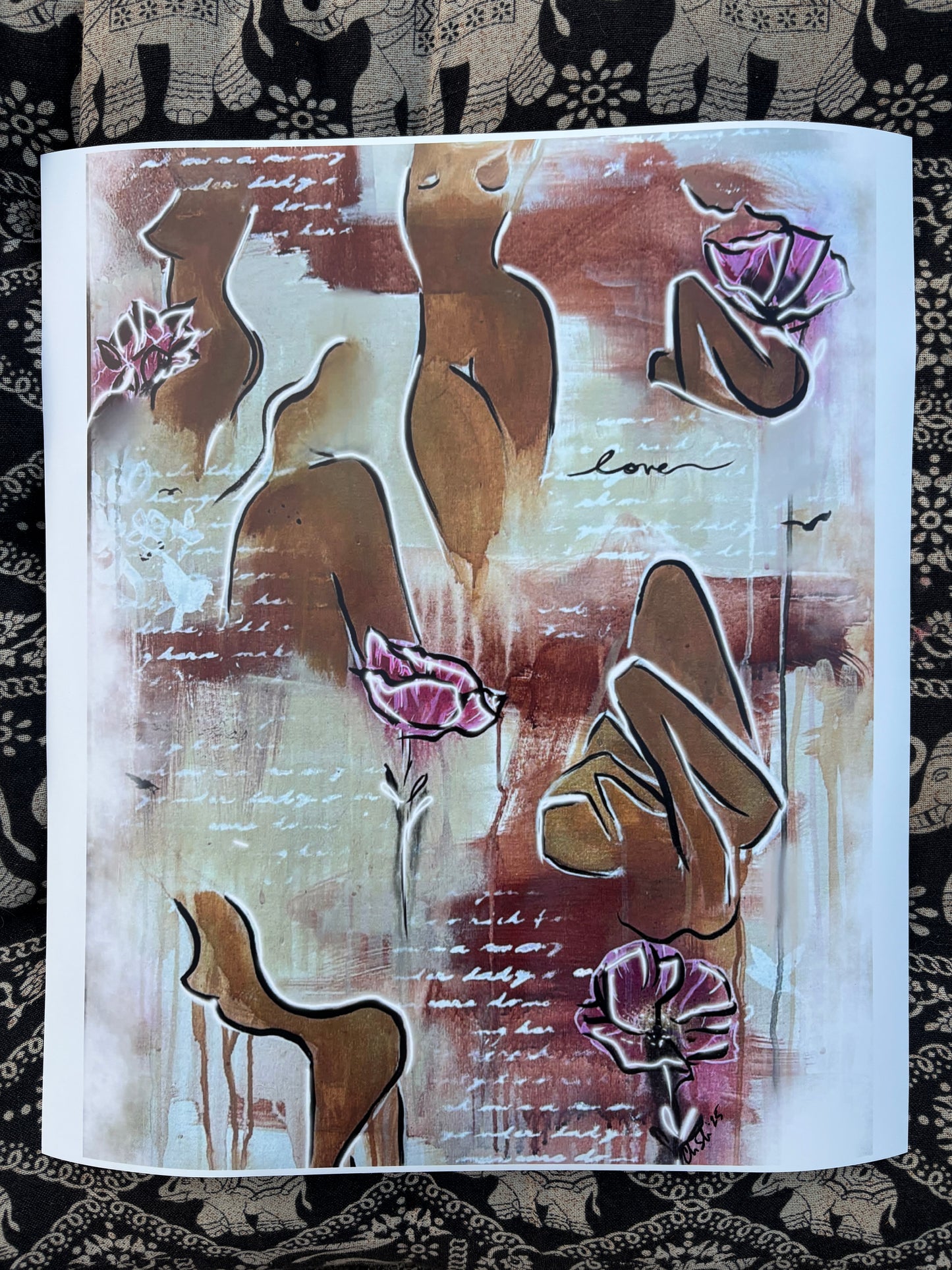 Divine feminine energy print