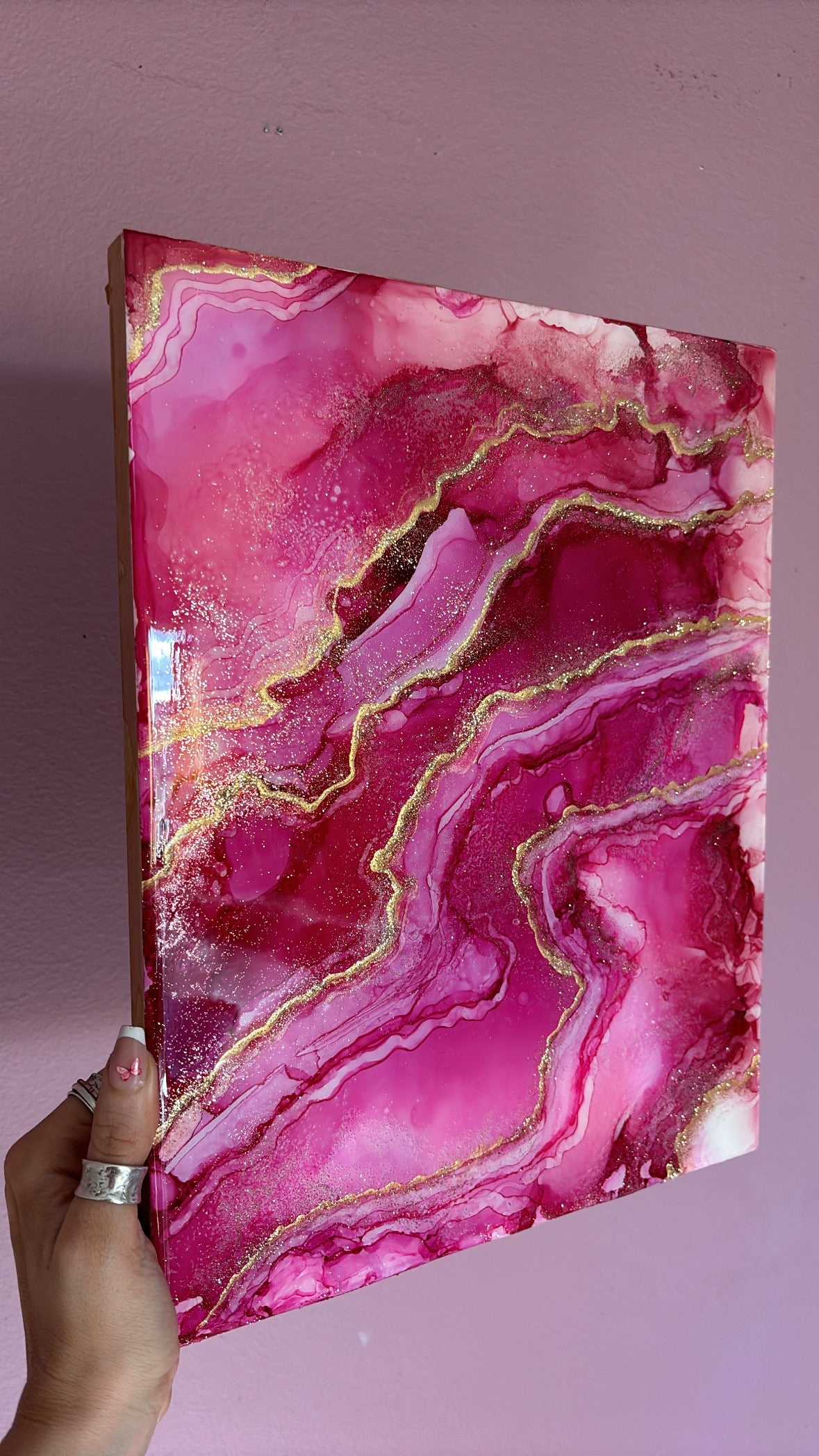 Pink agate