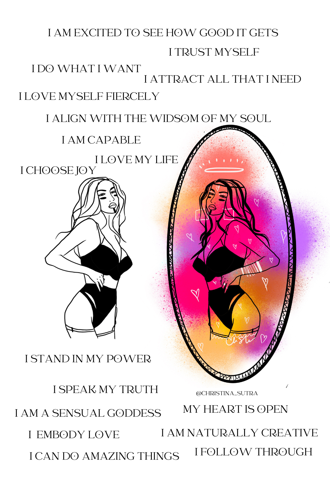 Dark goddess affirmations